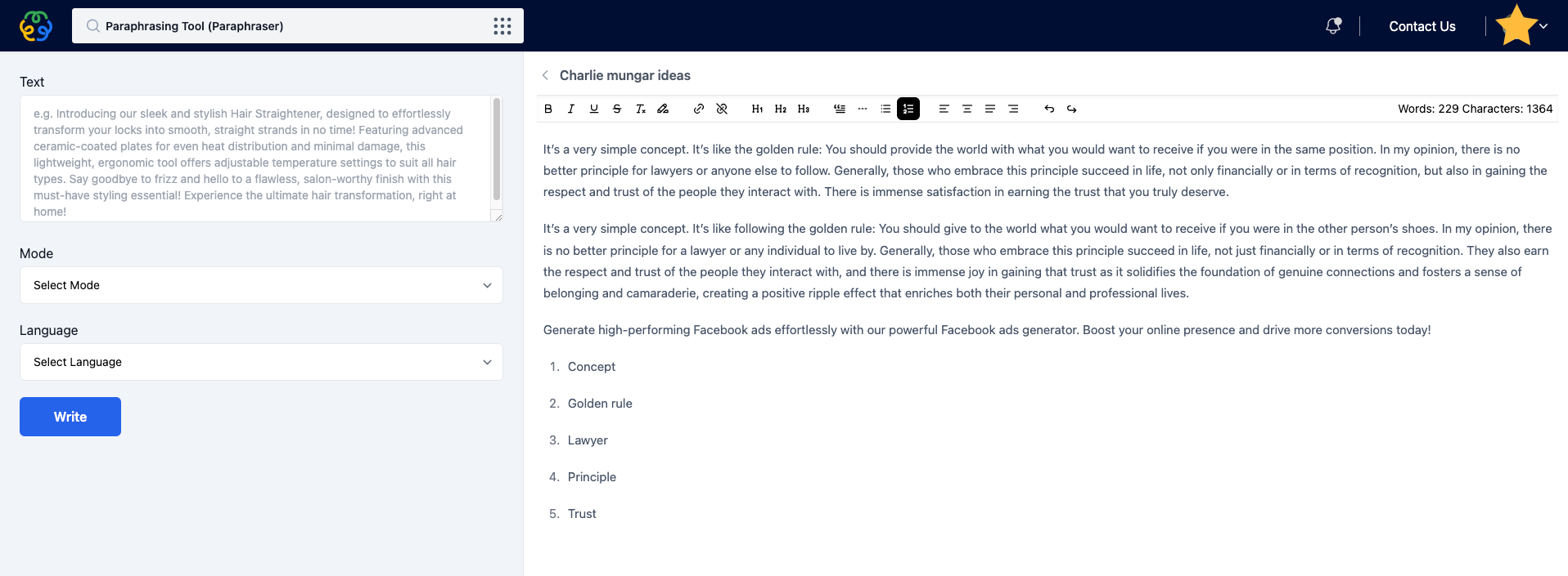 LogicBalls screenshot: LogicBalls content generation