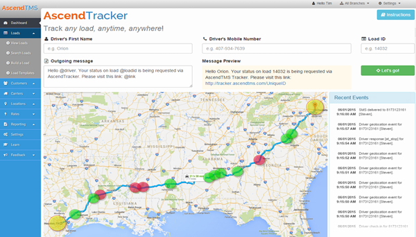 AscendTMS Logistics Software Software - 2