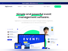 Digitevent Software - Website homepage