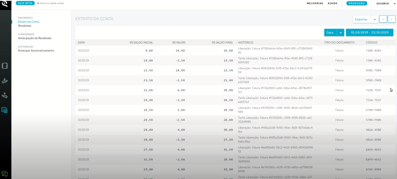 iugu screenshot: Iugu dashboard