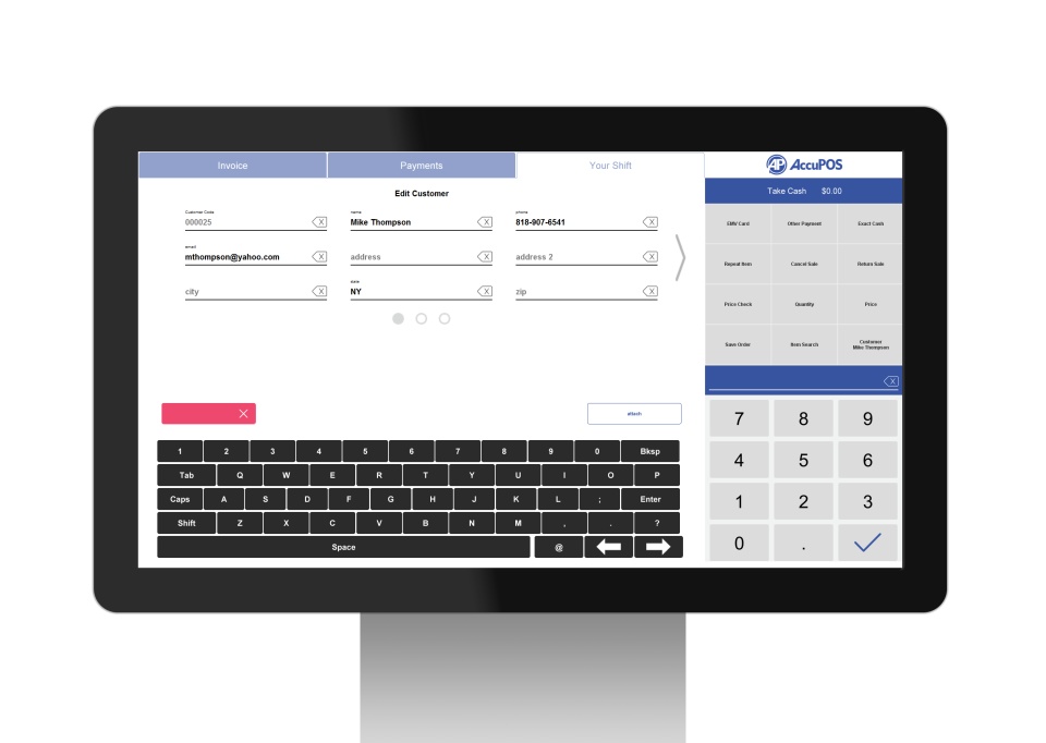 AccuPOS Software - 3