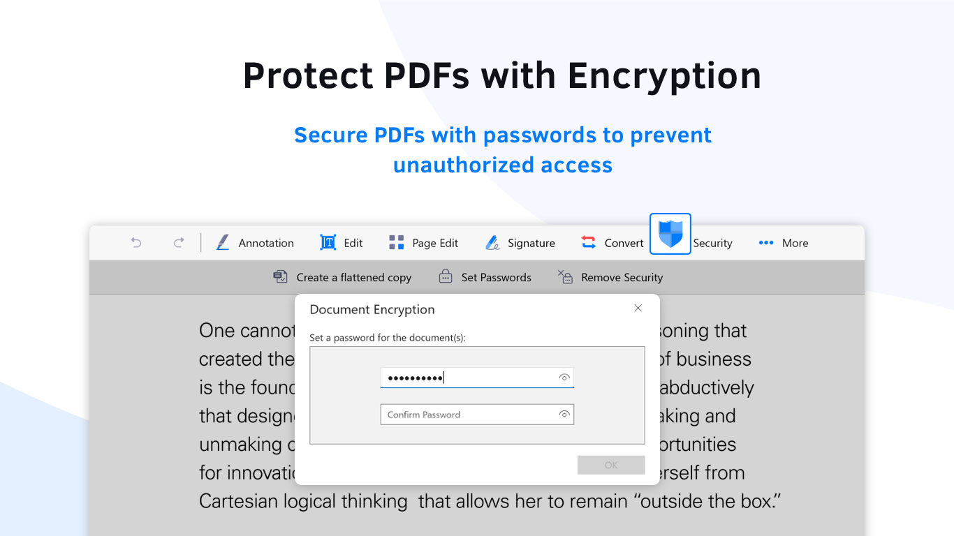 Protect PDFs with Encryption