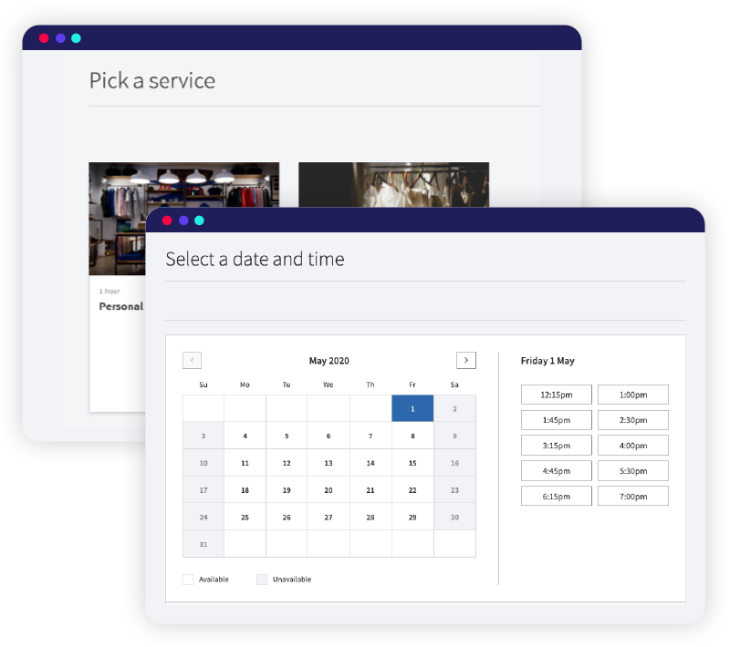 JRNI screenshot: JRNI Appointments
