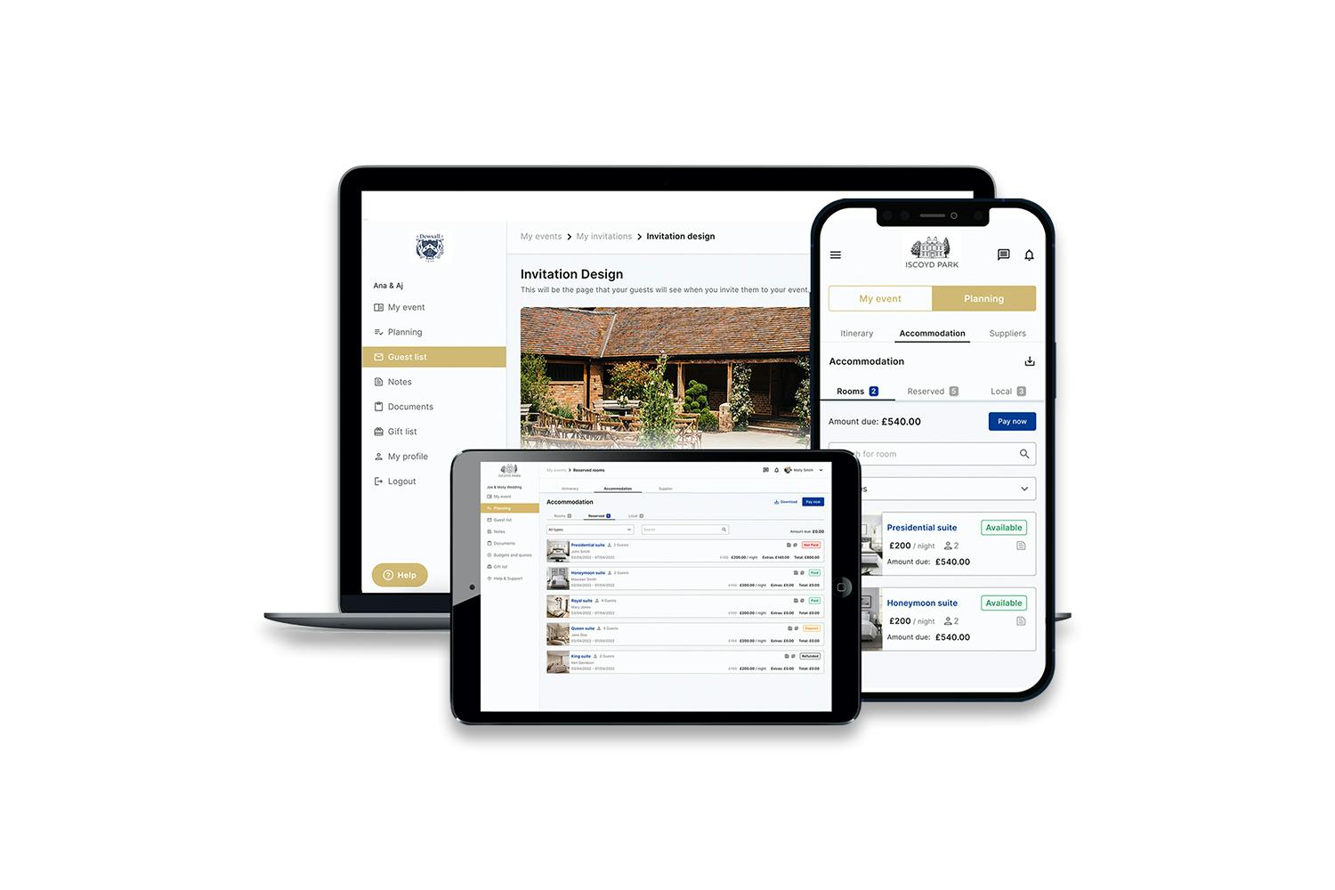 Hostology Software - Hostology branded customer websites