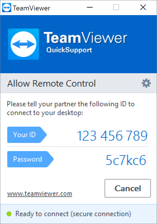 teamviewer quick support unattended access