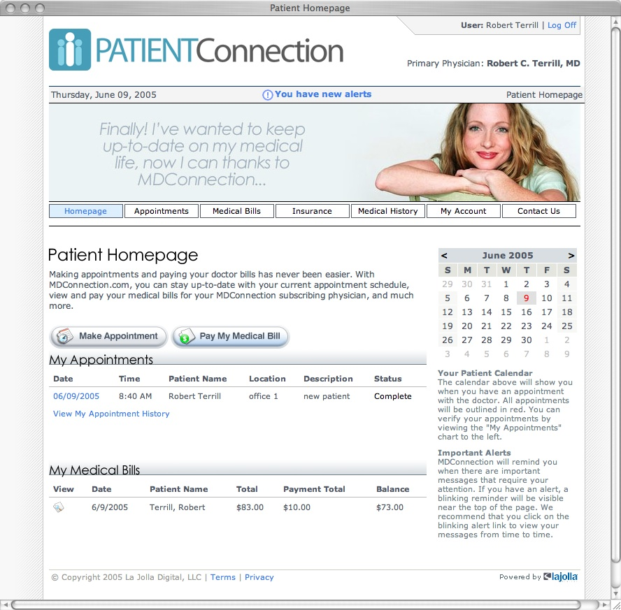 Patient Portal - PatientConnection