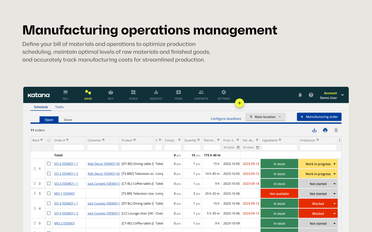 Compare Limble CMMS vs Katana Cloud Inventory 2024 | Capterra