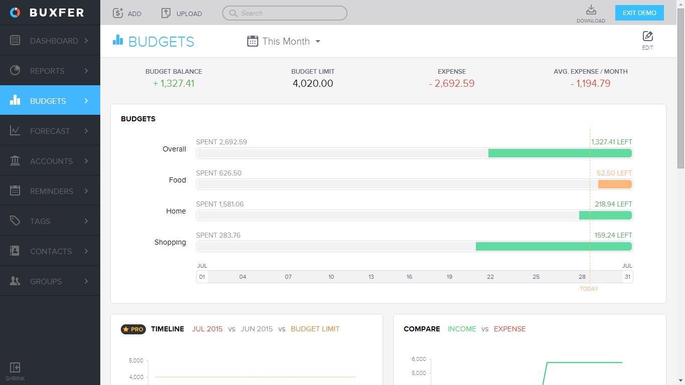 Compare Quicken vs Buxfer Capterra United Arab Emirates 2024