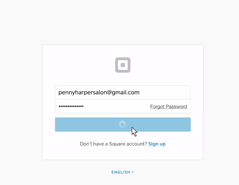 Square Appointments Software - Login