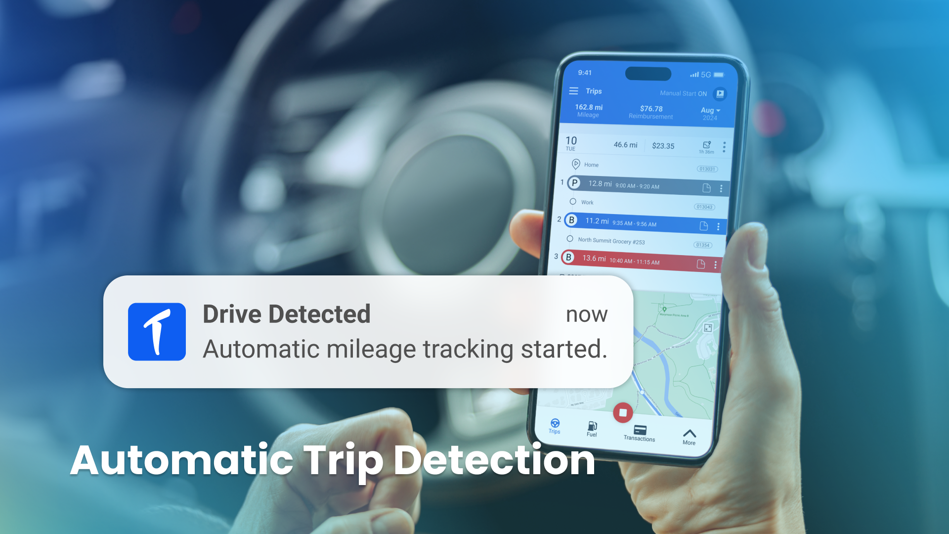 TripLog Mileage Tracker
