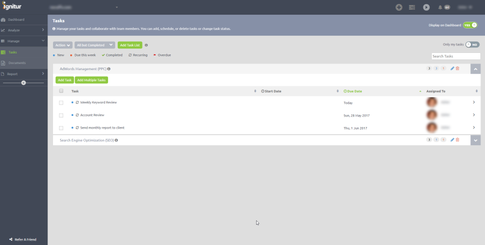Ignitur tasks page-thumb