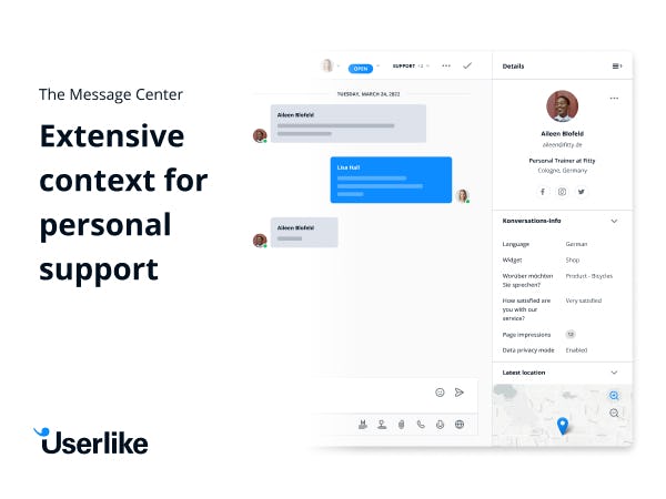 Userlike Software - The Message Center