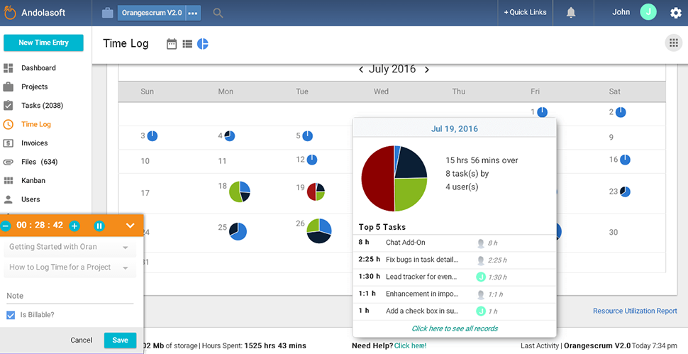 Orangescrum Software - 5