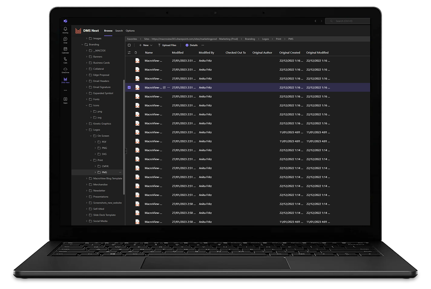 MacroView DMS Next screenshot: MacroView DMS Next Home