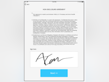 Visitly Software - Visitly electronic signature overview