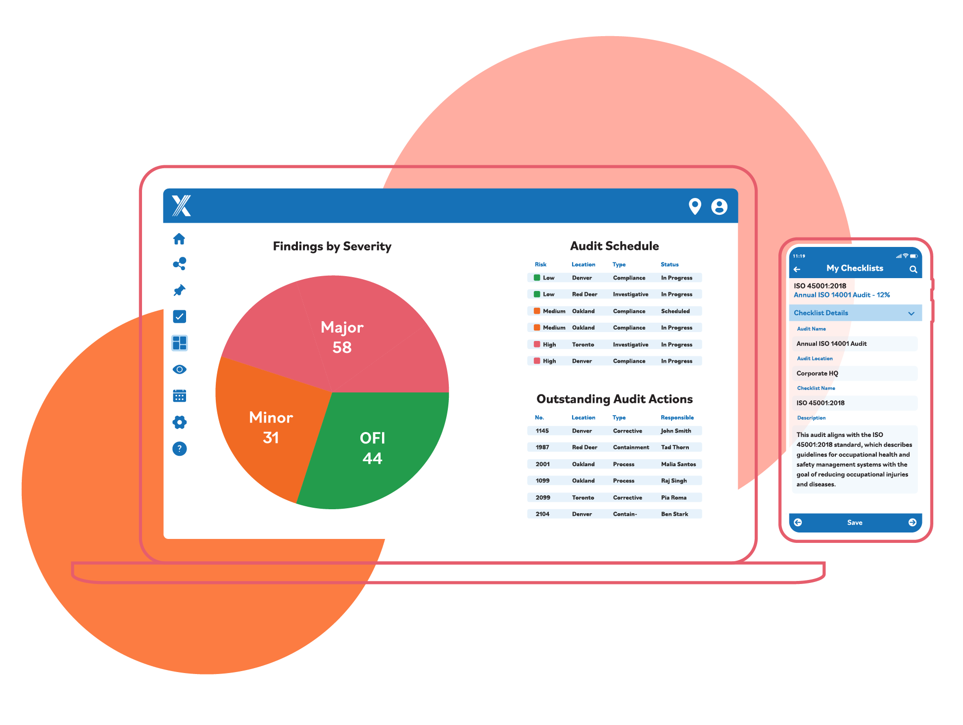 Intelex Audit Management Software screenshot