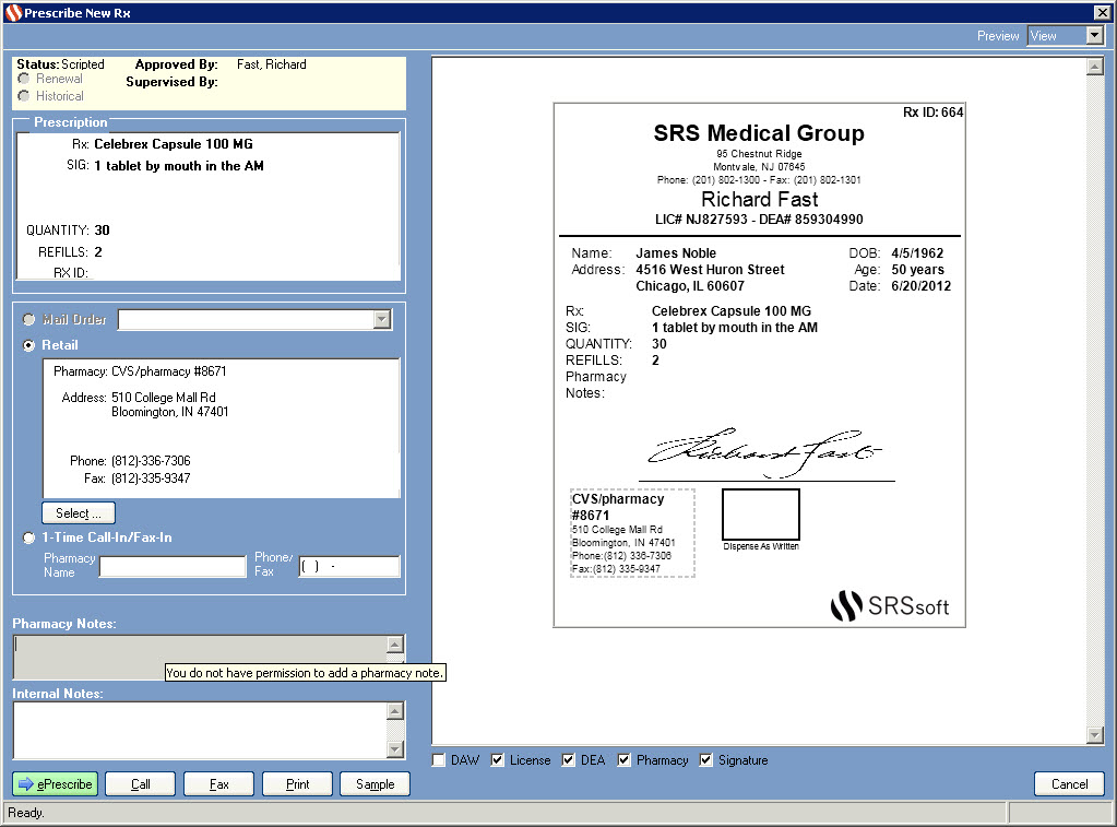 SRS EHR Software - 2