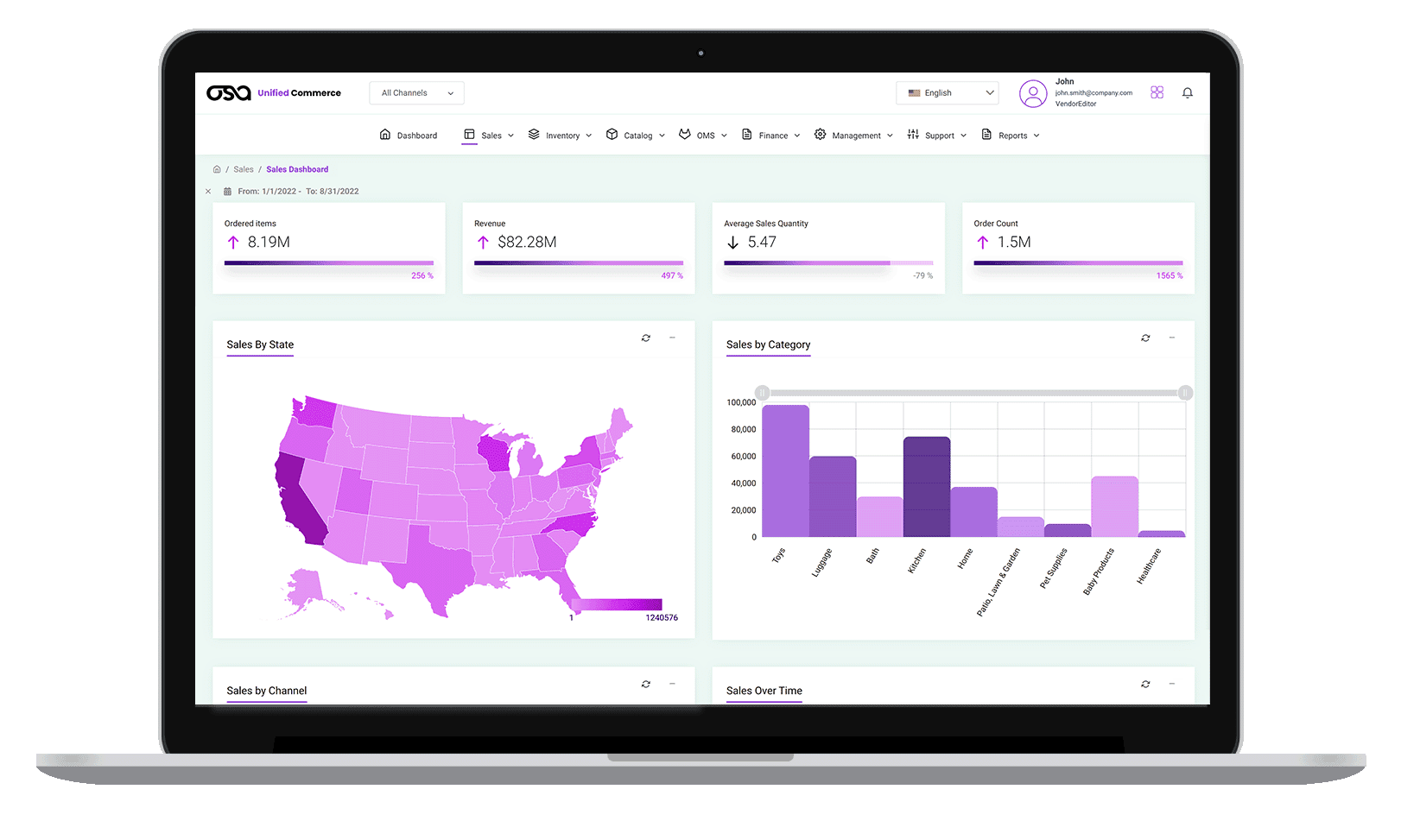 Stop guessing and making assumptions about your data. Gain insights into revenue, orders, expenses, and more to forecast supply chain sales by source.