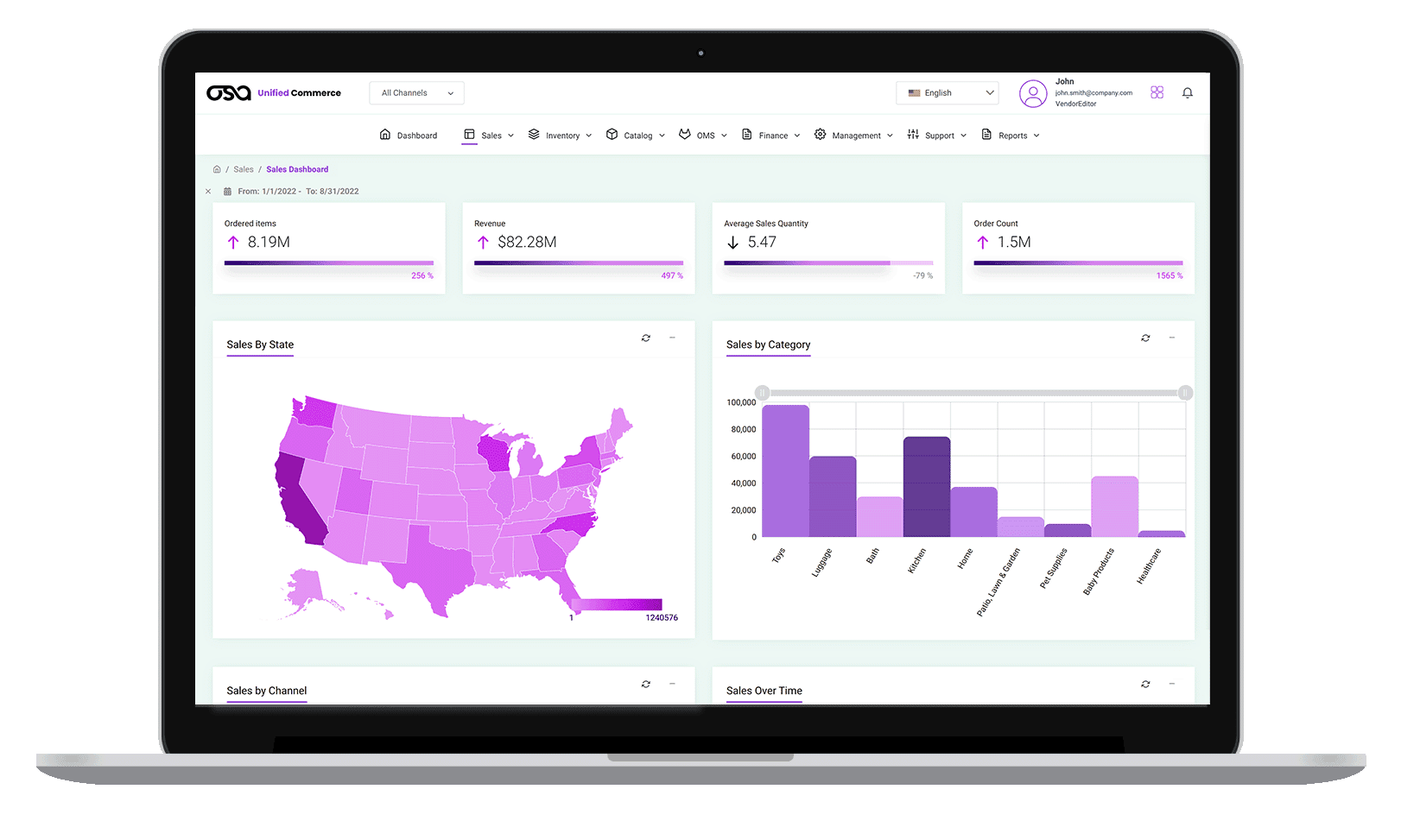 Osa Collaborative Visibility Platform Software - Stop guessing and making assumptions about your data. Gain insights into revenue, orders, expenses, and more to forecast supply chain sales by source.