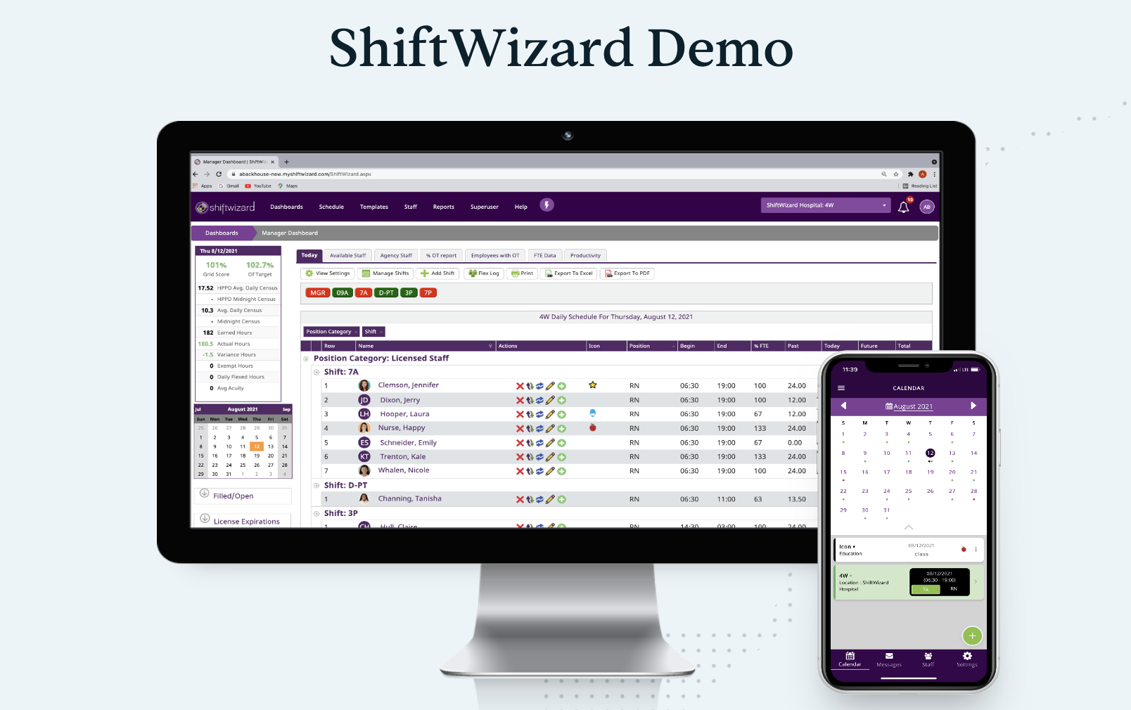 ShiftWizard Software - 3