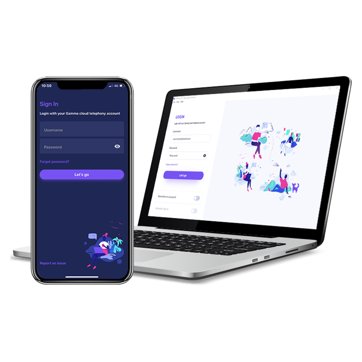 Barclay VoIP screenshot: Collaborative App