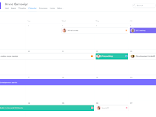 Asana Software - See any list of tasks on a calendar to get a clear view of when work is due. See all of each team’s work in one calendar to know exactly who’s doing what by when.