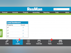 ResMan Software - Lead dashboard - thumbnail