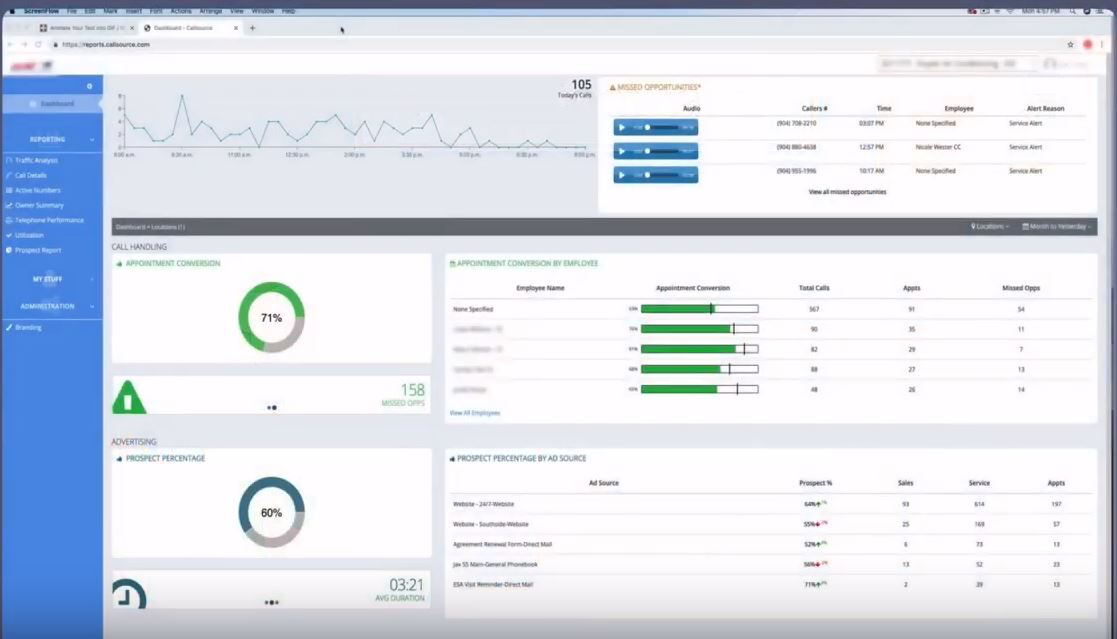 CallSource Software - CallSource call management