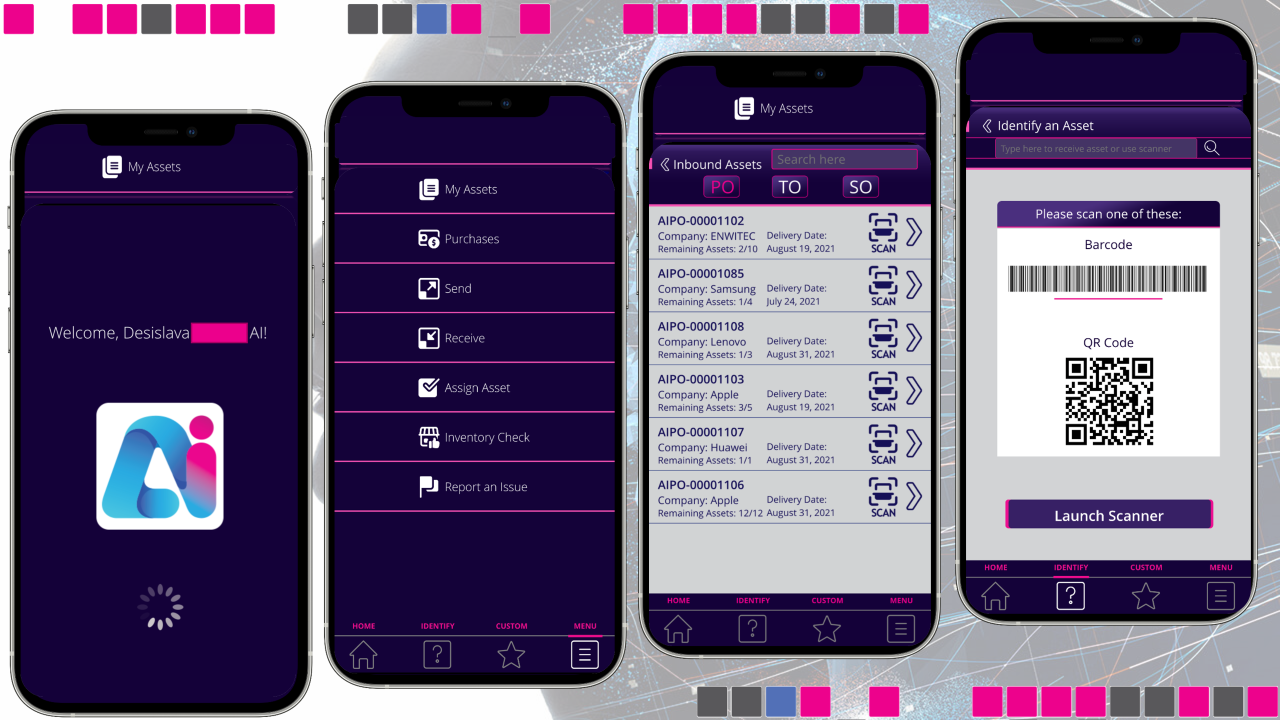 Asset Insider is available for mobile devices. Download the Enterprise Asset Management software on your smartphone and enable remote work for your maintenance and operations teams.