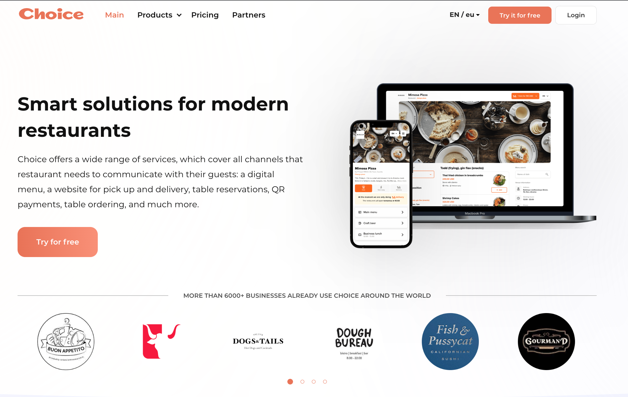ChoiceQR screenshot: A Modern Solution for Your Restaurant