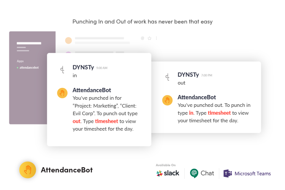 AttendanceBot Software - 2