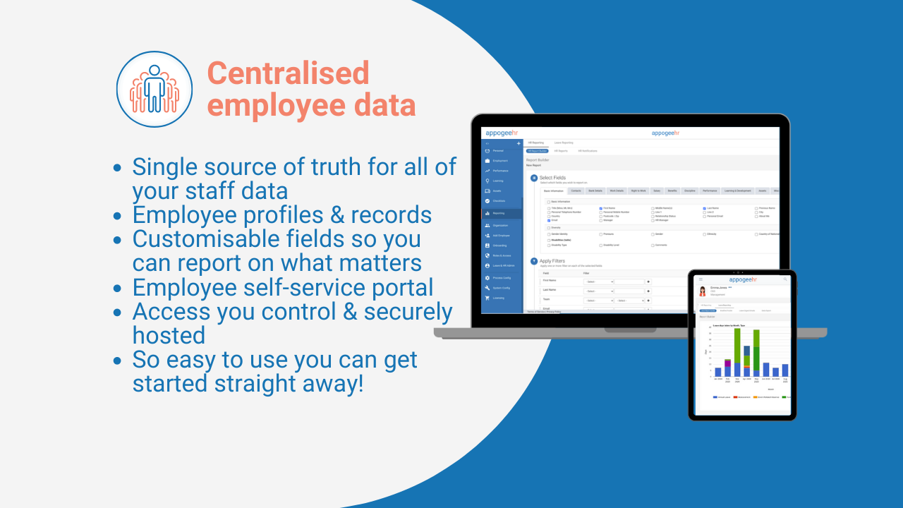 Centralised employee data