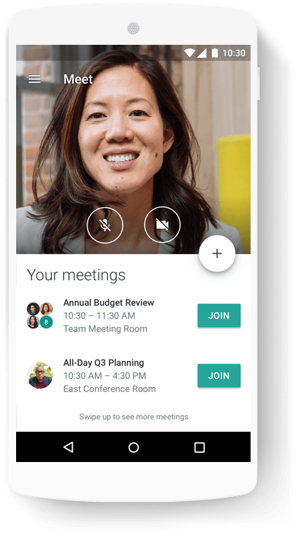 Google Workspace meetings