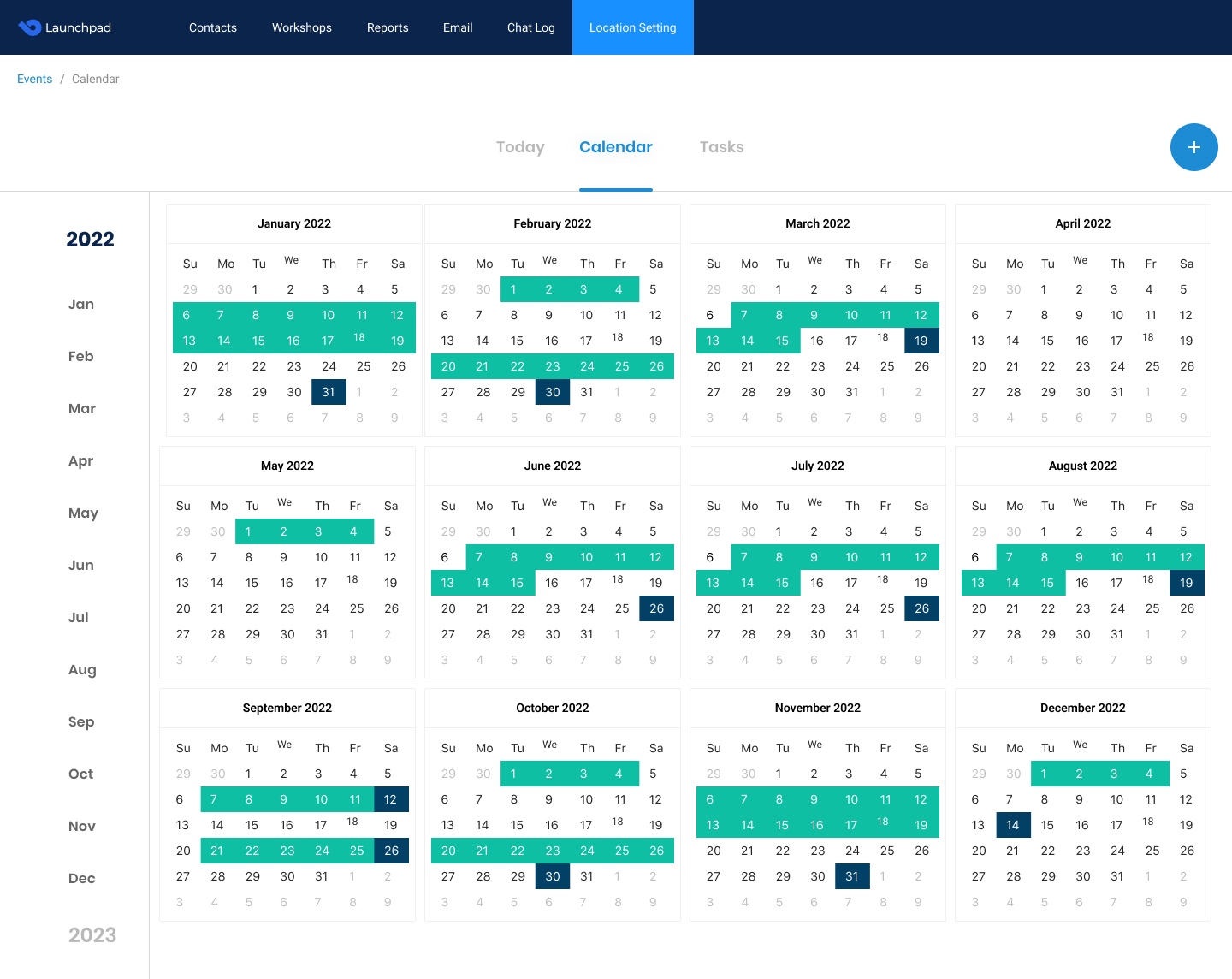 Marketing Calendar - Easily create and view your marketing calendar and activities.