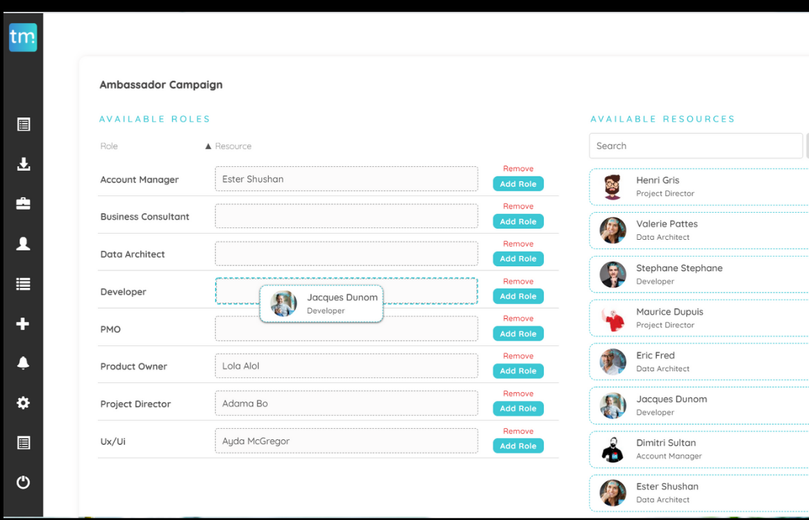 The Teamer Software - The Teamer campaign teams