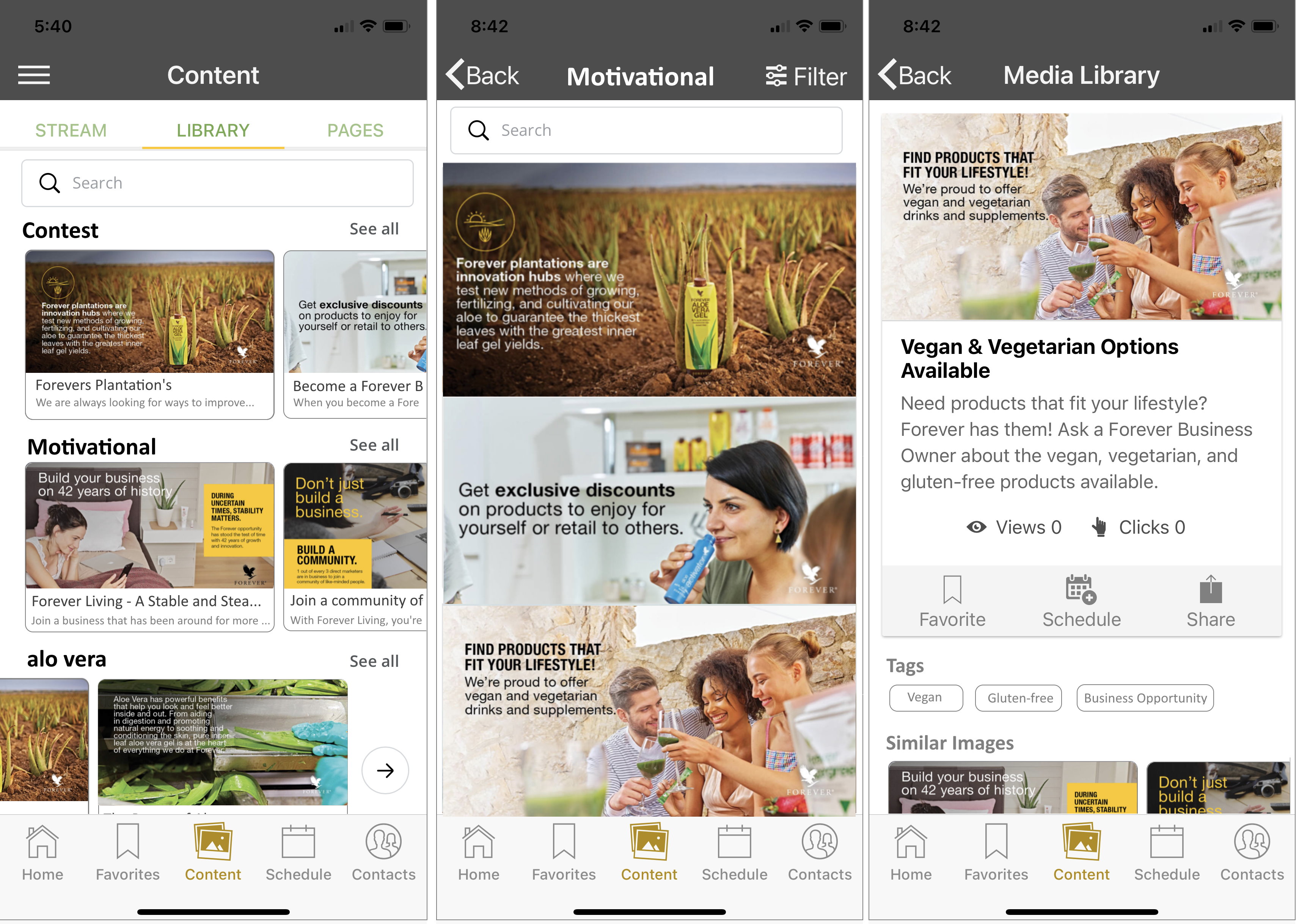 Socialsales screenshot: Mobile Resource Library