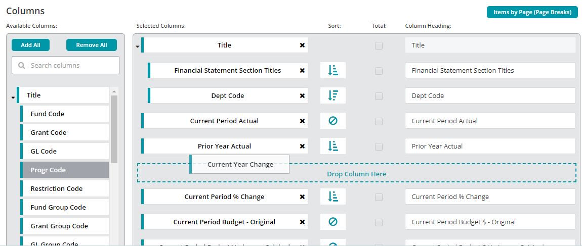 MIP Fund Accounting Software - MIP Report Creation