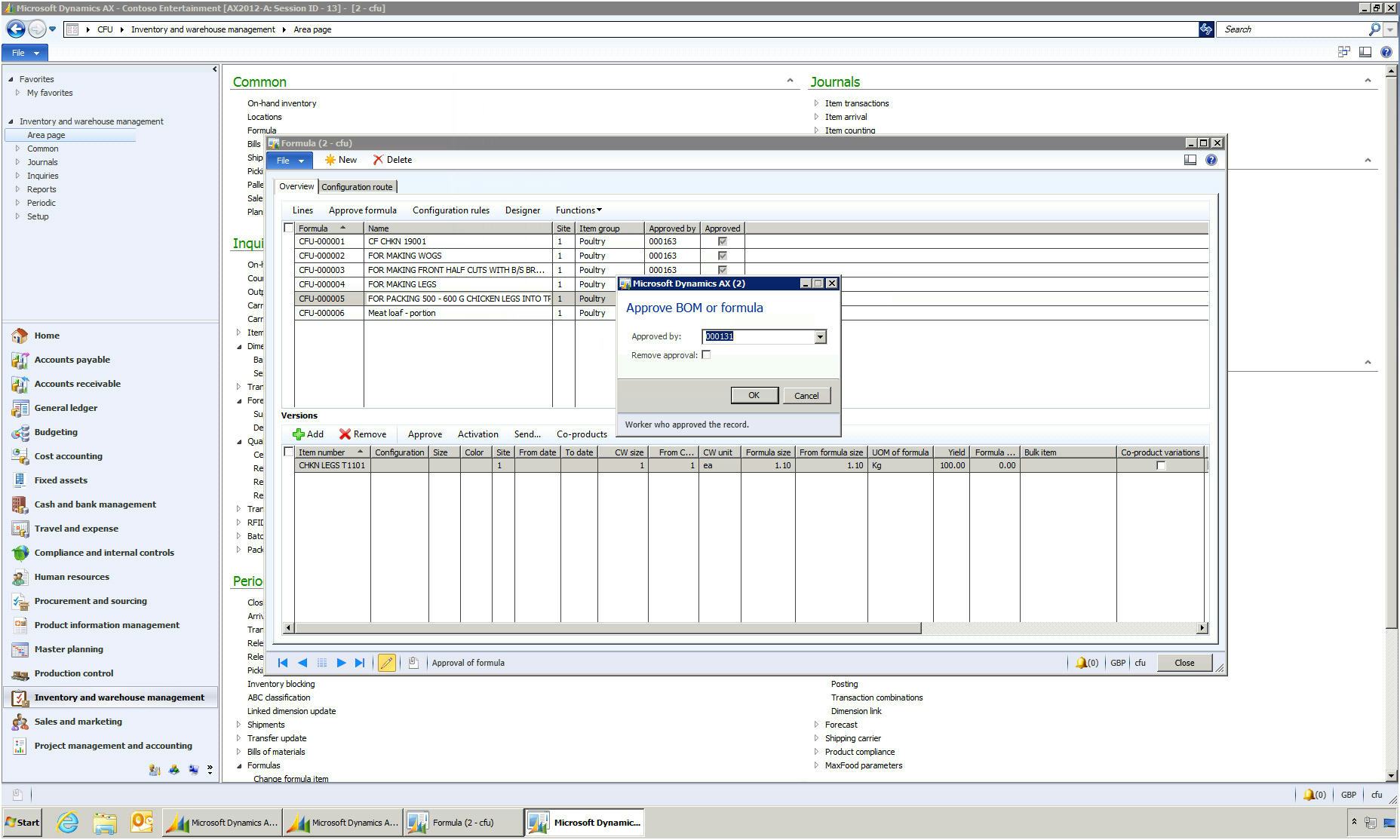 Microsoft Dynamics AX Software - Inventory management