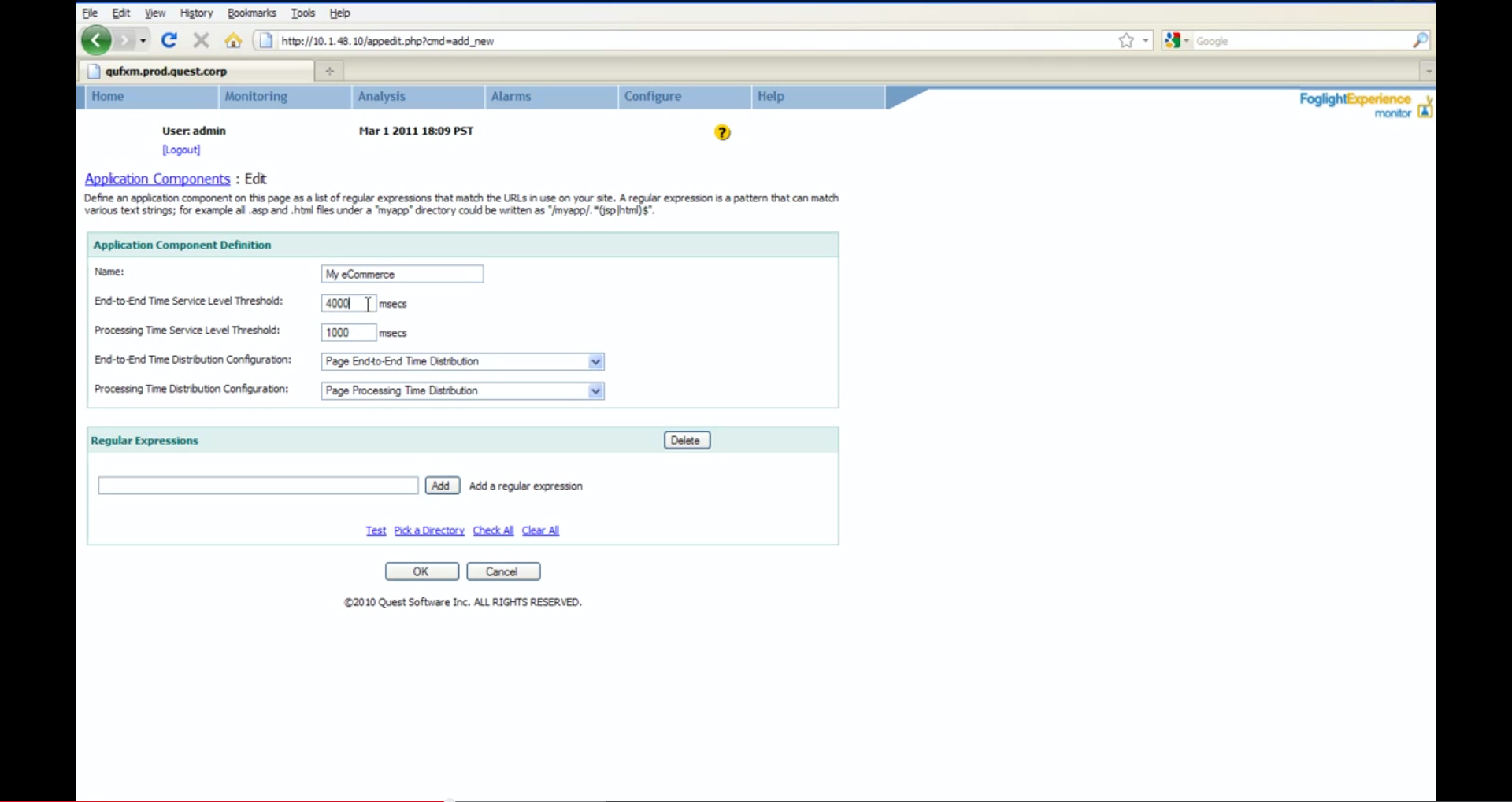 Foglight Software - QuestFoglight-ApplicaionPerformanceMonitoring-ApplicationComponents