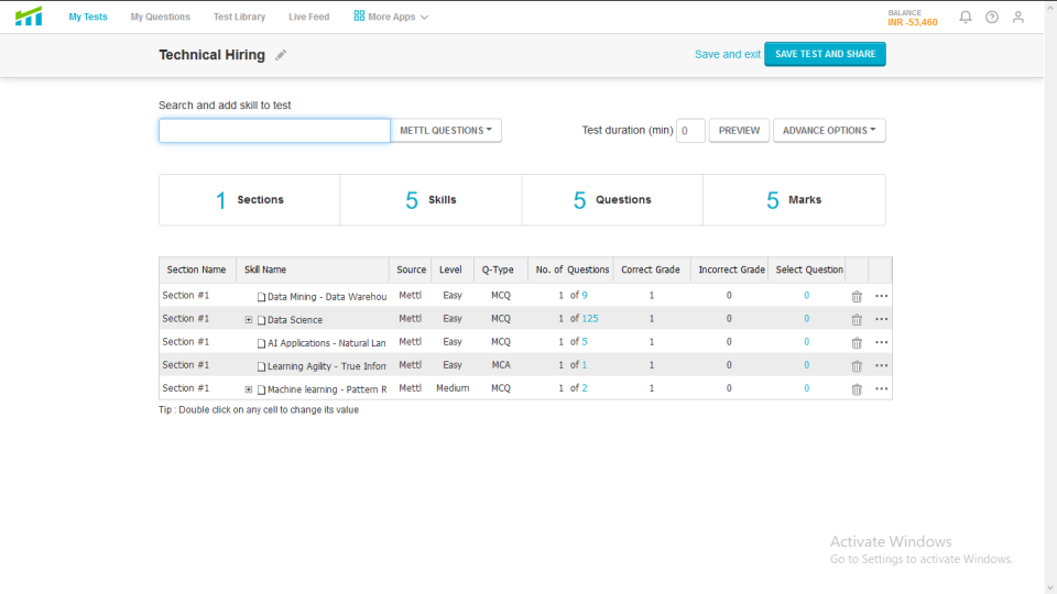 Mercer Mettl Coding Assessments Software - 3