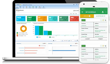 Trinetra iWay screenshot: Trinetra iWay dashboard