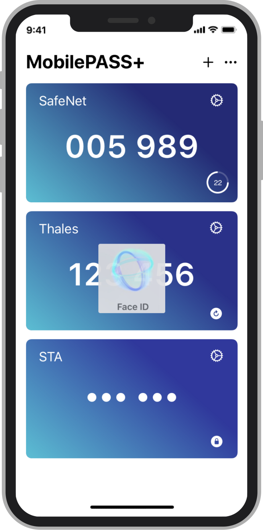 SafeNet Trusted Access Software - MobilePass+ Face ID