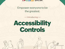 Zoho Desk Software - Accessibility Controls