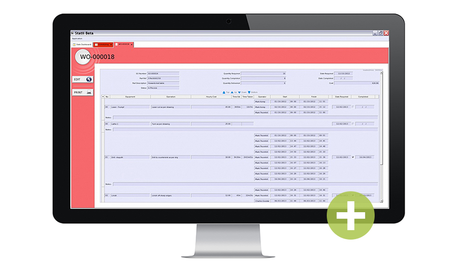 Statii Software - Scheduling features provide ‘work to’ lists and task prioritization