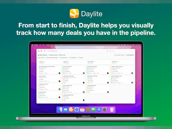 Daylite for Mac Software - 3