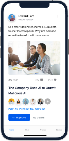 Social HorsePower screenshot: Mobile ready for a distributed teams and a workforce that's remote.