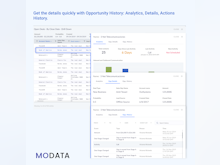 MoData Suite Software - Opportunity History