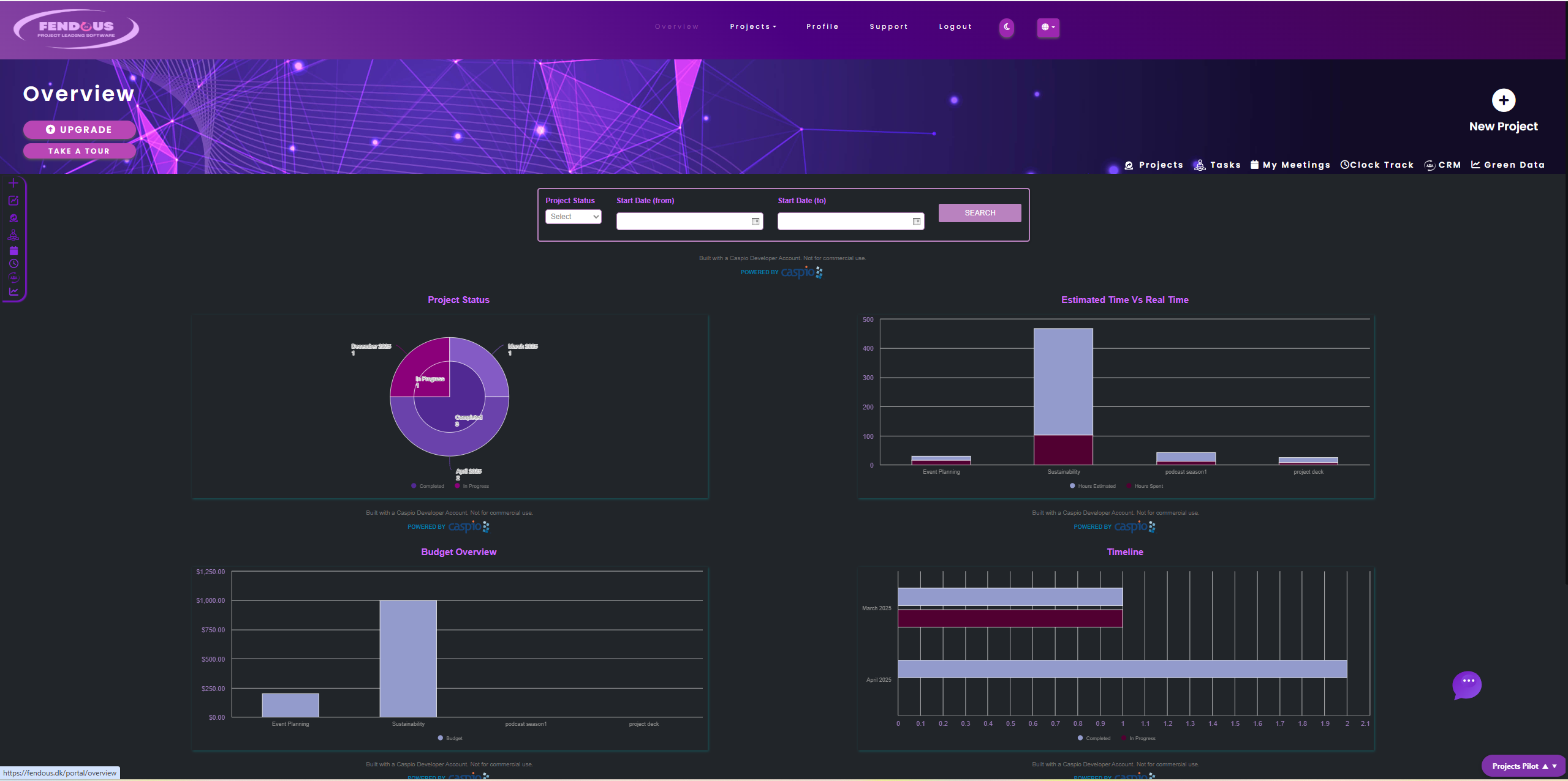 Fendous screenshot: Overview
From automation and collaboration tools to real-time insights and AI-driven efficiency, we break down the tech that drives smarter decision-making and seamless execution. 
