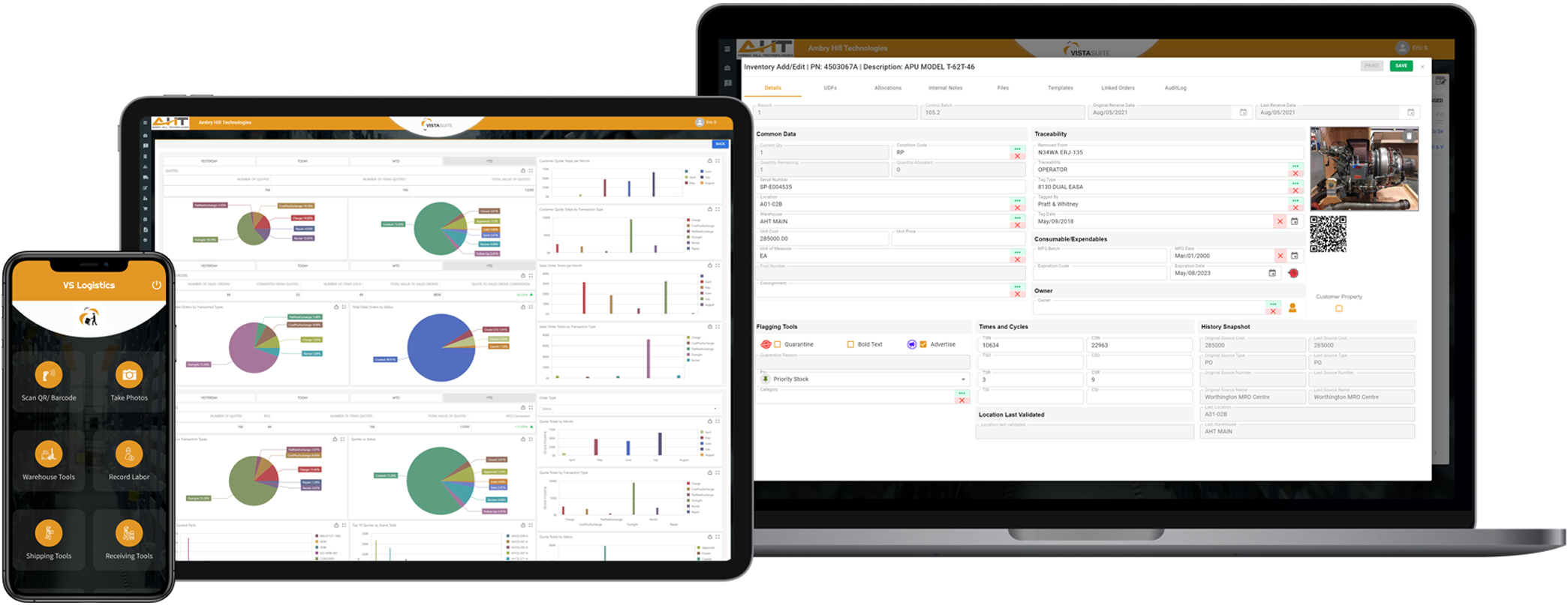 Vista-Suite Software - VistaSuite Enterprise ERP and MRO Software