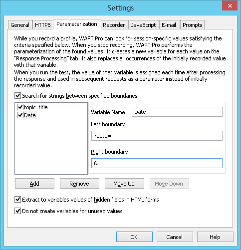 Parameterization